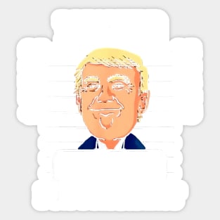 Donald Trump Mugshot, Trump 2024, Trump for President, Patriot, Republican, Republican Gift Conservative Tee Sticker